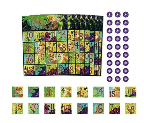 Disney Fairies Tinker Bell Pixie Party Bingo Game