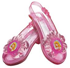 Sleeping Beauty Aurora Sparkle Shoes Disney Princess Child Costume Accessory Disguise
