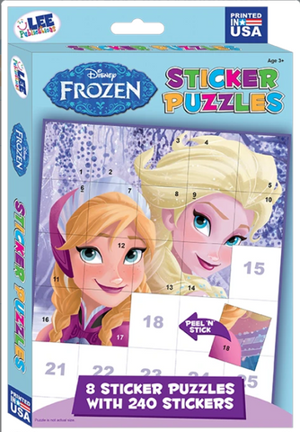 Disney Frozen Anna & Elsa Sticker Puzzle Box Set Birthday Party Favor Game Supplies