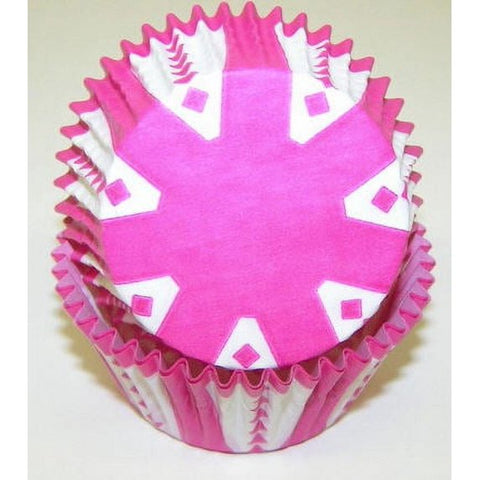 Pink with White Carnival Cupcake Baking Cups