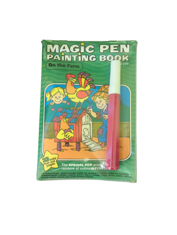 On the Farm Magic Pen Painting Book