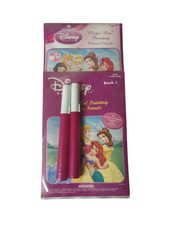 Disney Princess Invisible Ink & Magic Painting Picture Book Bundle Set