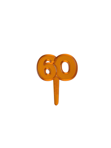 12  Sixtieth 60th Birthday Cupcake Picks