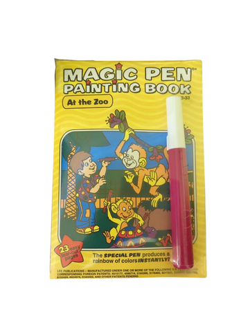 At the Zoo Magic Pen Painting Book