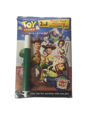 Disney Pixar Toy Story 2 in 1 Magic Pen Painting Invisible Ink Book 1