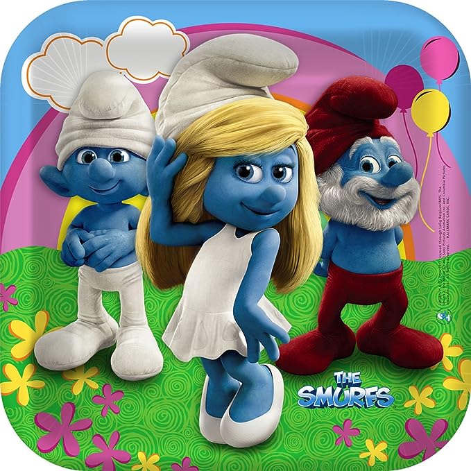 The Smurfs 2 Dinner Plates