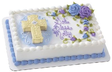 Ornate Cross Box Cake Decorating Topper