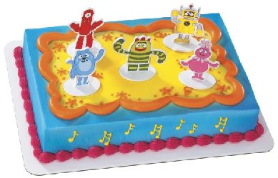 Yo Gabba Gabba! Dance Party Cake Topper Set