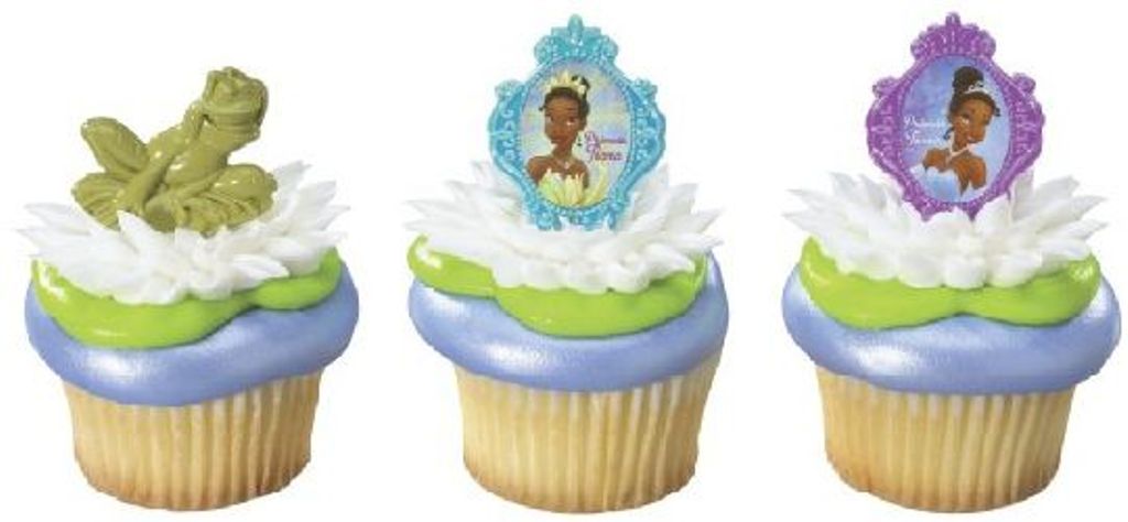 Disney Princess & the Frog Cupcake Rings - Set of 3