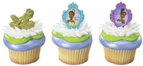 Disney Princess & the Frog Cupcake Rings - Set of 3