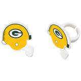 12 NFL Green Bay Packers Football Helmet Cupcake Rings