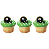 23 NFL Pittsburg Steelers Football Helmet Cupcake Topper Rings