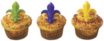 12 Fleur De Lis Mardi Gras Cupcake Topper Picks