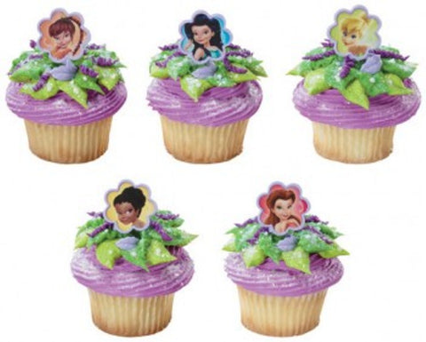 Disney Fairy Friends Twist Cupcake Rings - Set of 10
