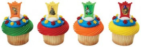 23 Madagascar 3 Star Attractions Cupcake Rings