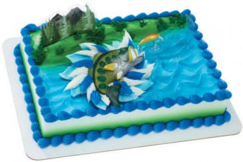 Catching the Big One Cake Topper