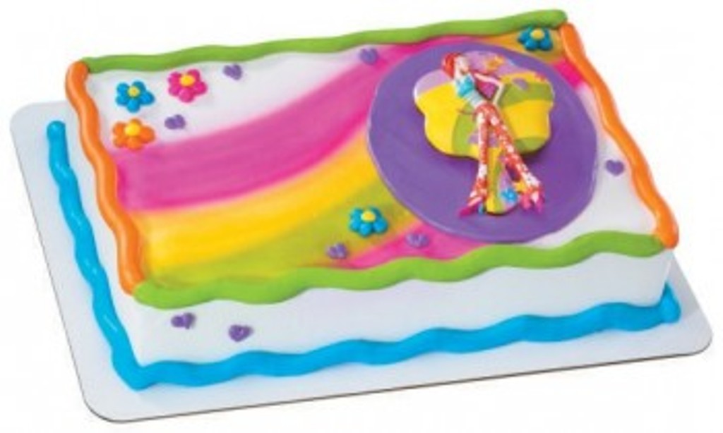 Funky Mirror Cake Decorating Topper
