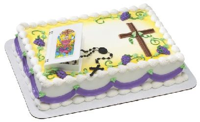 Bible Rosary Box Cake Decorating Kit Topper