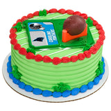 NFL Football & Tee Cake Decorating Kit Topper - Carolina Panthers