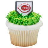 24 MLB  Cincinnati Reds Cupcake Topper Rings