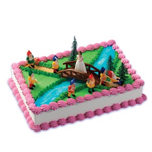 Princess & Dwarves Cake Decorating Kit Topper