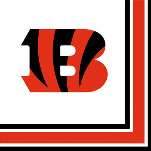 NFL Cincinnati Bengals Lunch Napkins Party Supplies