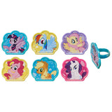 24 My Little Pony Cutie Beauty Cupcake Topper Rings
