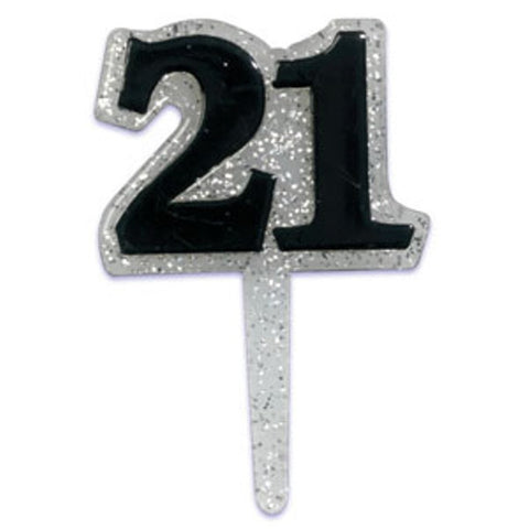 12 Twenty-first (21st) Birthday Cupcake Topper Picks