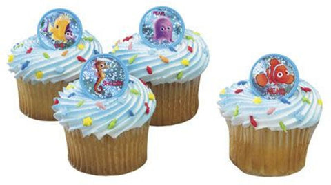 24 Finding Nemo Cupcake Rings