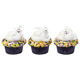 24 Friendly Ghosts Cupcake Rings