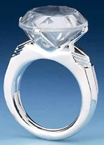 Large Diamond Ring Cake Topper