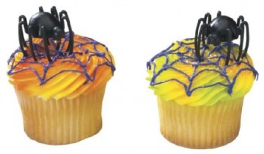12 Hunchback Spider Cupcake Toppers