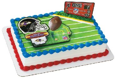 NFL Baltimore Ravens Cake Topper