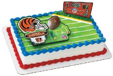 NFL Cincinatti Bengals Cake Topper