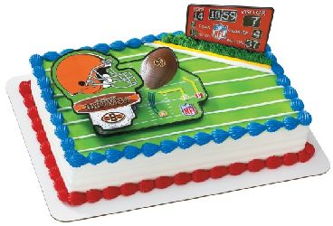 NFL Cleveland Browns Cake Topper.