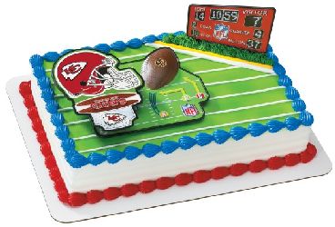 NFL Kansas City Chiefs Cake Topper.