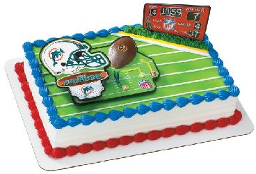 NFL Miami Dolphins Cake Topper