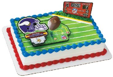 NFL Minnesota Vikings Cake Topper.