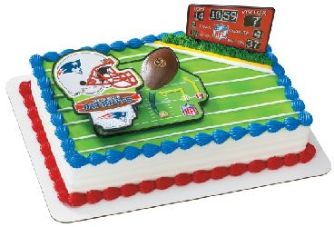 NFL New England Patriots Cake Topper