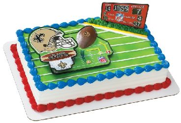 NFL New Orleans Saints Cake Topper