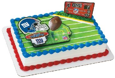 NFL New York Giants Cake Topper