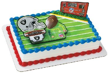 NFL Oakland Raiders Cake Topper