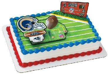 NFL St. Louis Rams Cake Topper