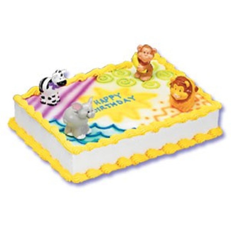 Zoo Animal Cake Decorating Topper