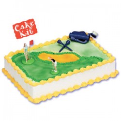 Female Golfer Cake Topper