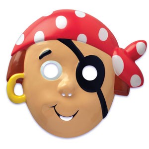 Pirate Mask Pop Top Cake Topper