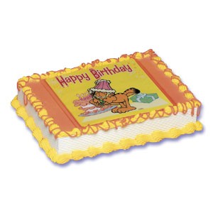 Garfield & Odie Holographic Cake Topper