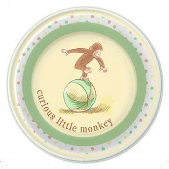 Curious George Cute and Curious Baby Dinner Plates