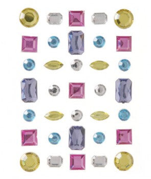 Assorted Pastel Sticky Gems