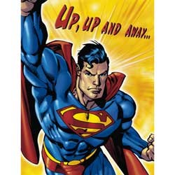 Superman Birthday Party Birthday Invitations.